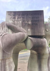 Dale Slavin, The Gift, 1999, Lorain County Community College, Elyria. Photo by Amy Scott-Douglass.