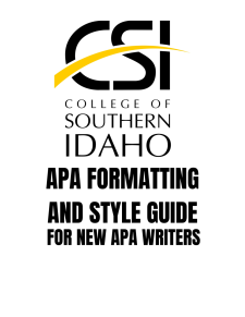 APA Formatting and Style Guide book cover