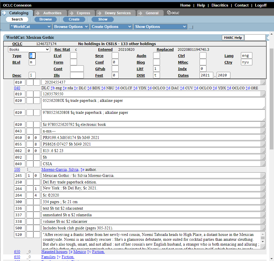 using-oclc-connexion-cataloging-with-marc-rda-and-classification