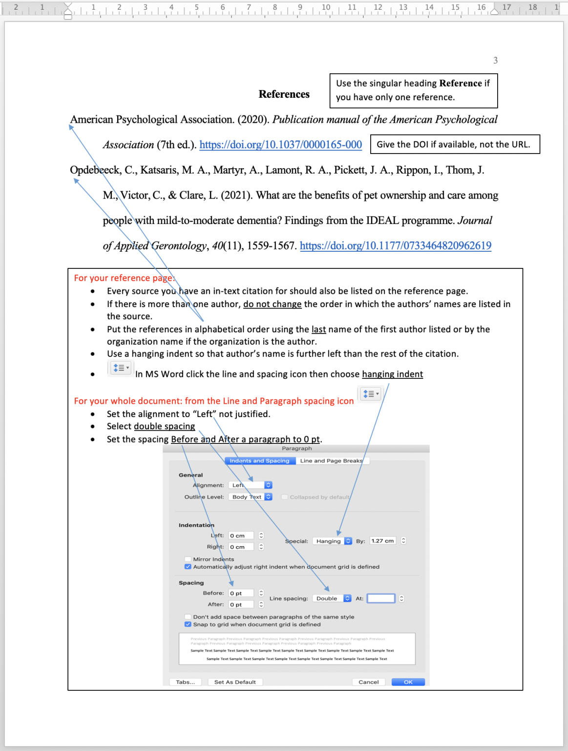 Reference Page Child and Adolescent Psychology