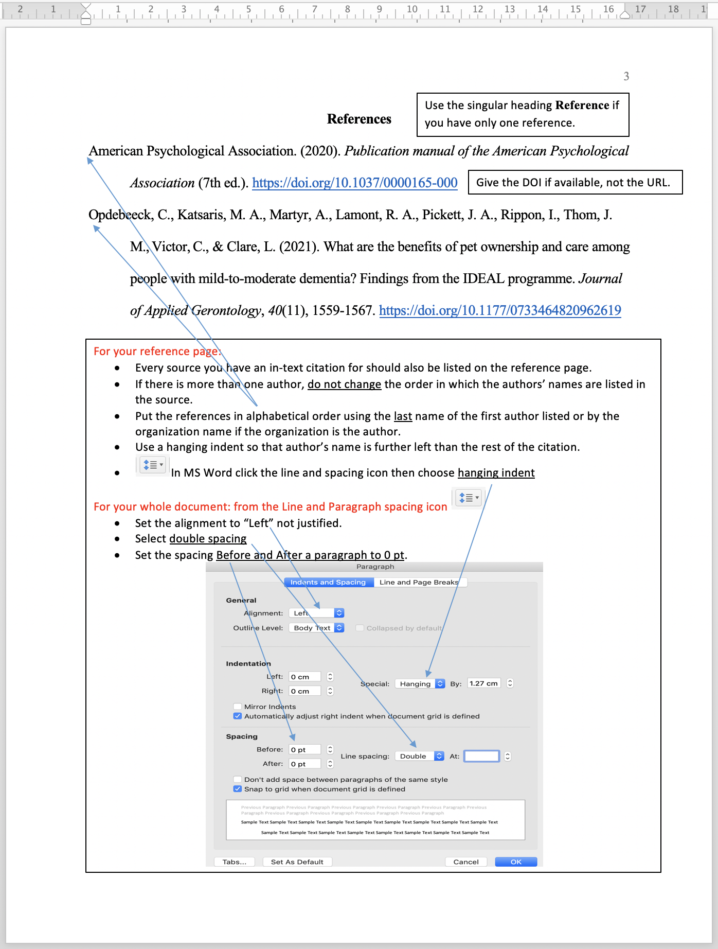 apa title page template 2022